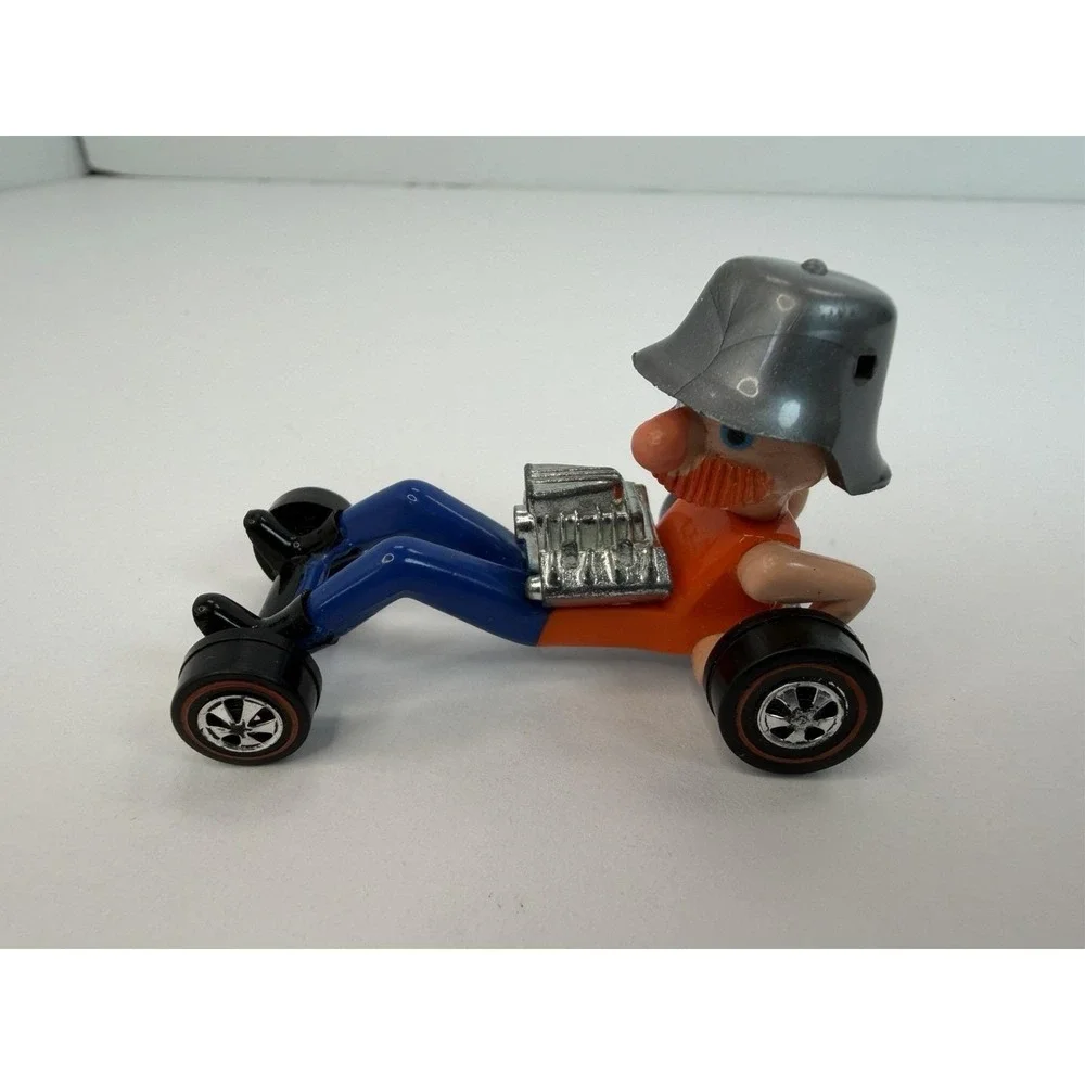 1971 Hot Wheels Redline Farbs Red Catchup Mattel Cereal Promo No Goggles